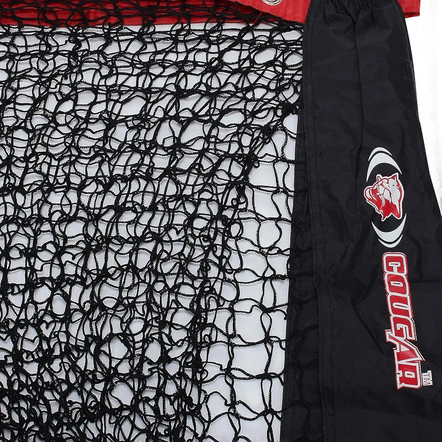 COUGAR Mini Tennis Net 3 Meter Set with Steel Frame Fully Collapsible Easy to Assemble Portable Sports Net for Kids Adults Indoor Outdoor Training Includes Carry Bag