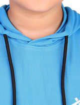 Vector X OKT-228 Kid's Printed Hoodie Sleeveless Combo (Pack of 2)