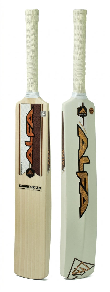 Alfa Composite Cricket Tennis Bat Carbotec 2.0 With Cover Cricket Bat - angle
