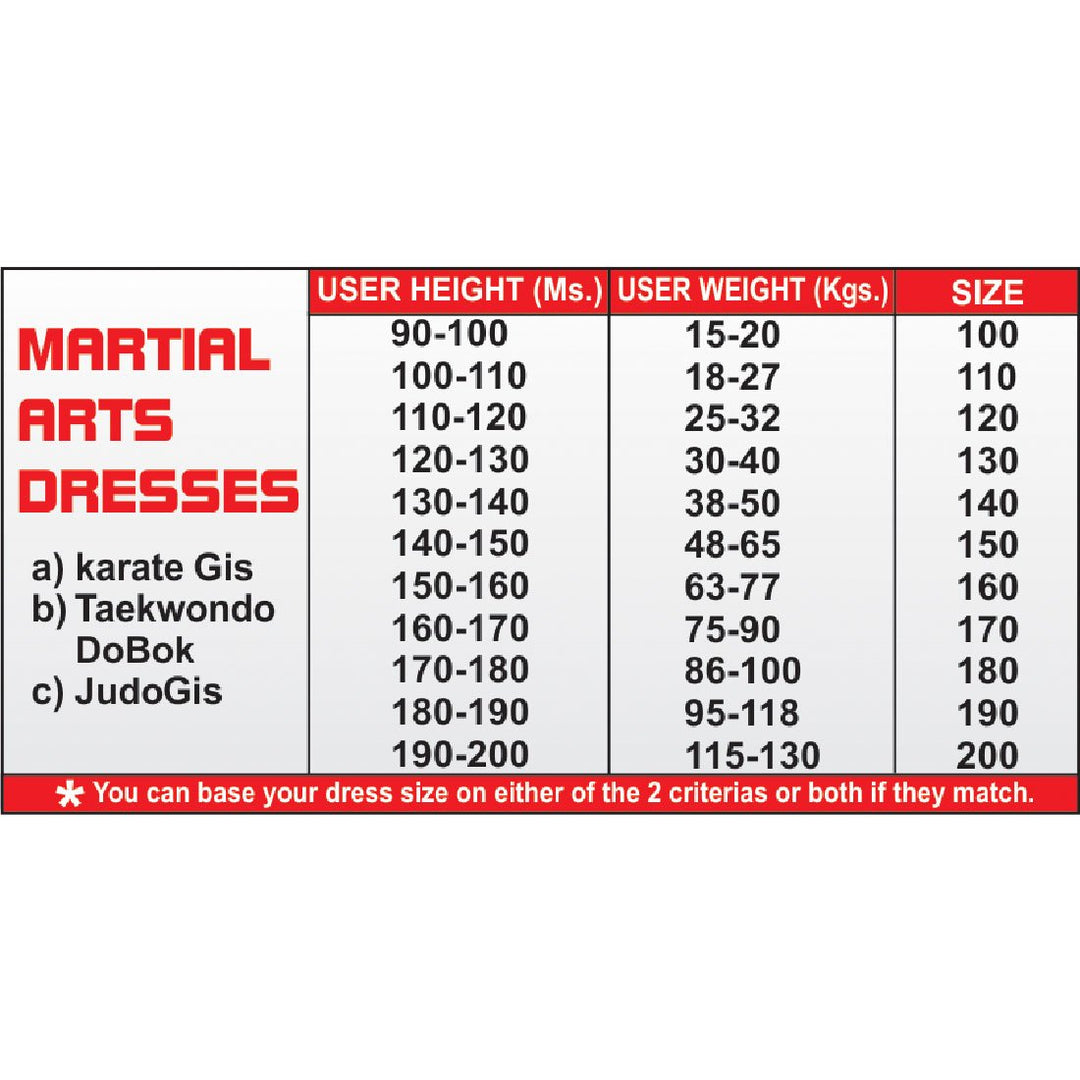 Taekwondo Fighter Dress – 417TCD