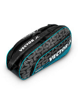 Vector X Donatello Water Resistant 4 Compartment Badminton Bag with Padded Shoulder Strap