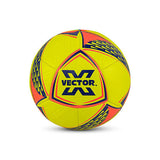 Vector X THRILL 16 Panel EMBOSSED TPU + SR Bladder Machine Stitched Ball|Ideal For Ground, Grass, & Artificial Turf Surface|Match|Training|Practice Soccer Football For Men, Adult, Boys above 15+ Age Size 5 