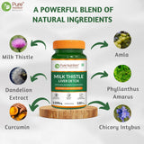 Milk Thistle Silymarin 1100mg Tablets | Liver Cleanse & Detox Support Formula | 120 Tablets