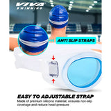 Viva Swimming VIVA-200 Swimming Goggles with Free Protective Case Pro Clear Lens & Wide-Vision Swimming Goggles with UV and Anti Fog Protection for Adult Men Women