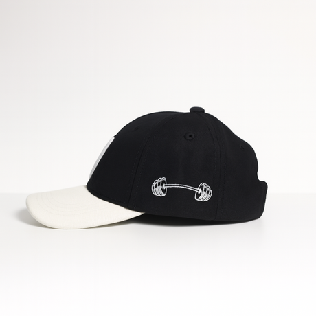 SOULCAP – Premium Dri-Fit Adjustable Baseball Cap (Black/White)
