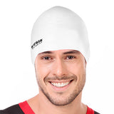 Viva Swimming Silicone Swimming Cap Unisex Soft Waterproof Swimming Pool Head Cap Water Sports Long Hair for Children Kids Boys Girls of All Age (Universal Size, Multicolour)