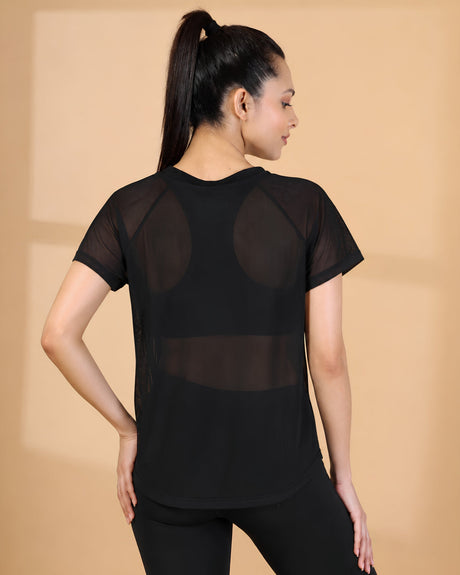 Invincible Women's Yoga Training Mesh Tee