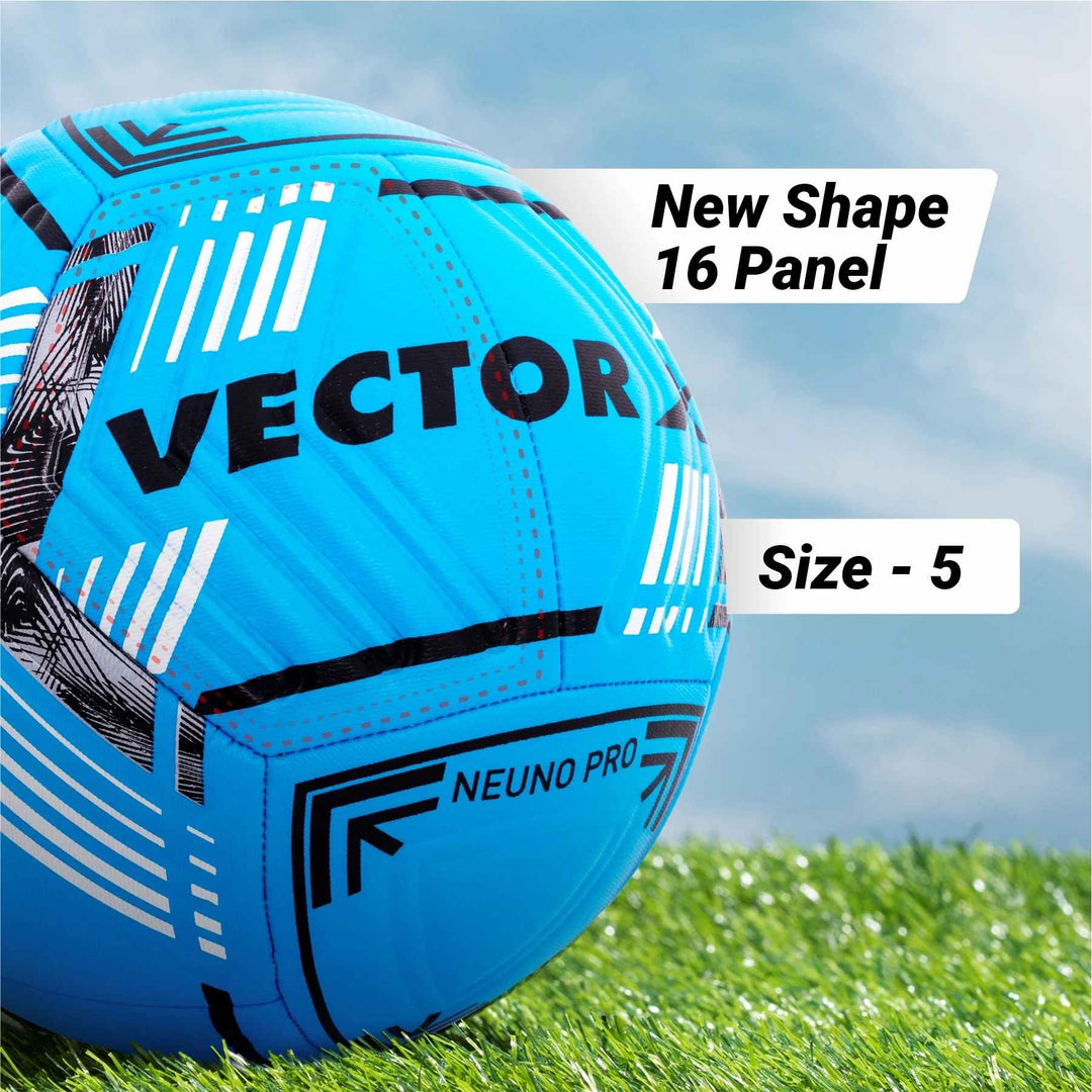 VECTOR X Premium Neuno Pro TPU 3D Embossed Machine Stitched Football - (Standard, Pack of 1)