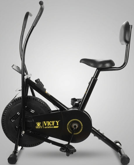 Vicky Air Bike with Moving Handle & Back rest Dual-Action | KIBI Sports - bg-swap