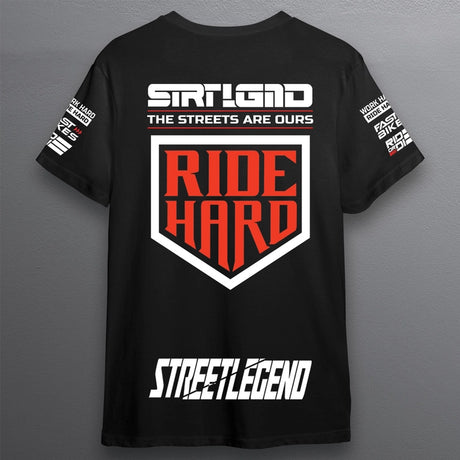 Ride Hard | Street Legend T-Shirt | Black