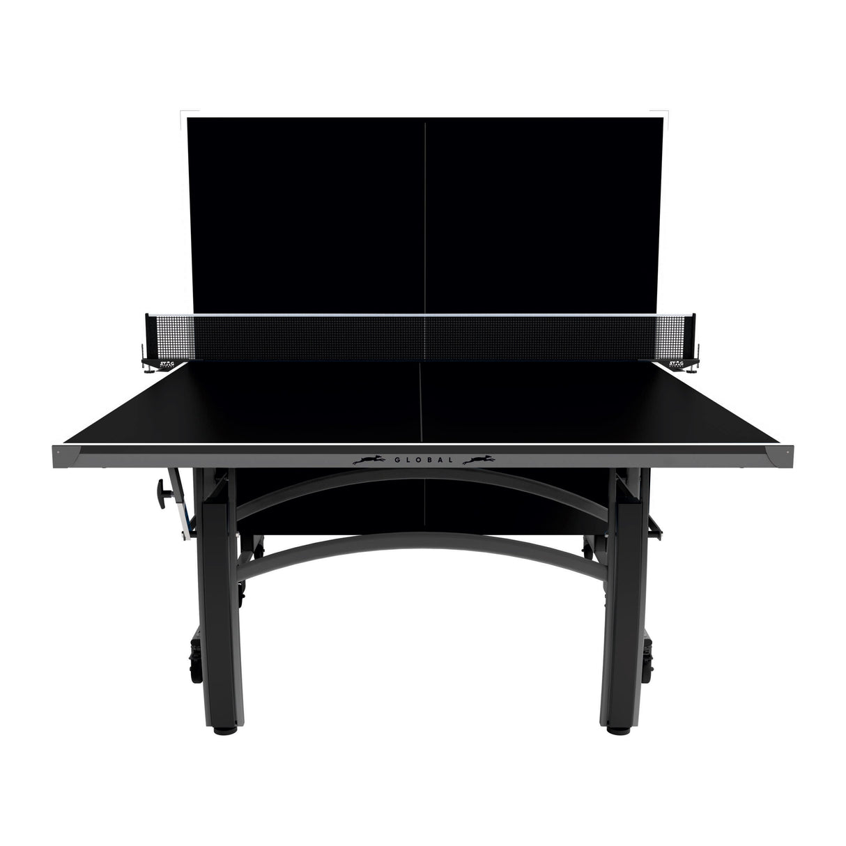 STAG GLOBAL Active Series Table Tennis Table (2025 Model) With 2 Racket, 6 Balls, Clamp Net, 1 Cover