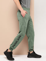 Alcis Men Typography Printed Slim Fit Joggers