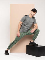Alcis Men Typography Printed Slim Fit Joggers