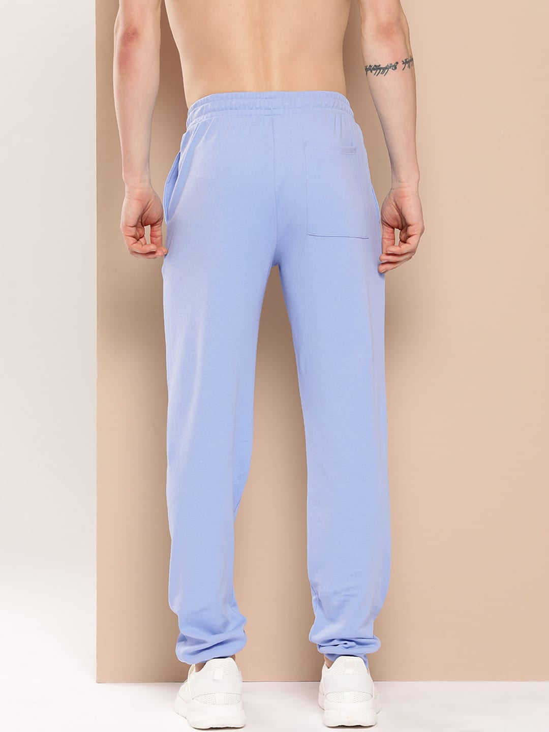 Alcis Men Blue Athletic Track Joggers