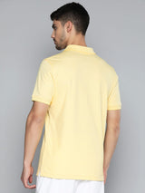 Alcis Men Polo Collar Anti Static Slim Fit Sports T-shirt