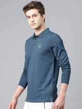 Alcis Men's Polo Collar Anti Static Slim Fit T-shirt