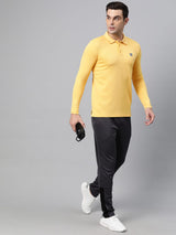Alcis Men Polo Collar Anti Static Slim Fit Polo