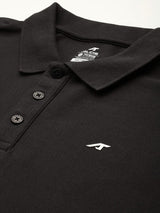 Graphical Panel Polo T-Shirt