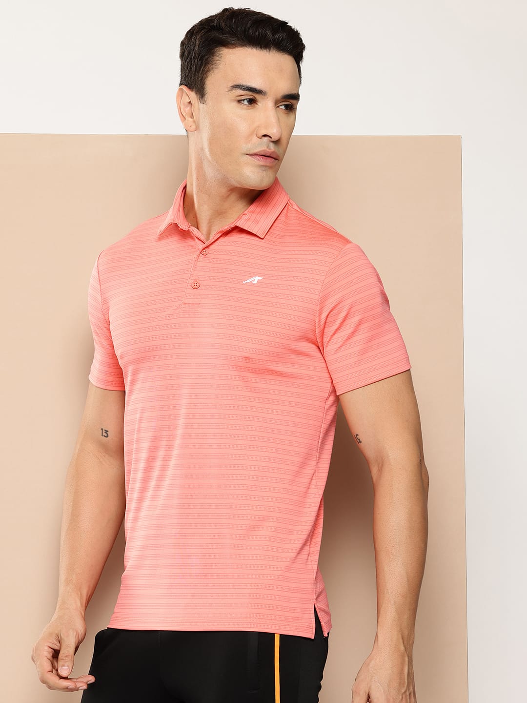 Alcis Men Polo Collar Golf T-Shirt