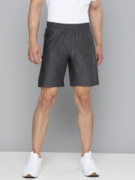 Alcis Men Grey Slim Fit Drytech+ Training or Gym Sports Shorts
