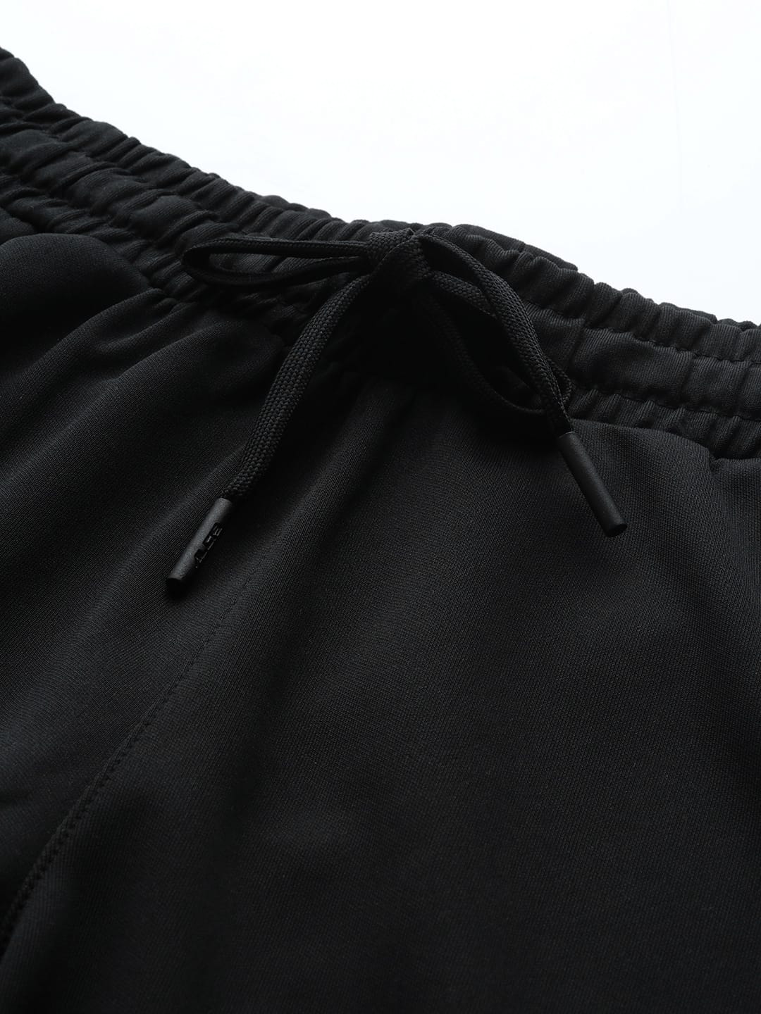 Alcis Men Black Slim Fit Drytech+ Yoga Sports Shorts
