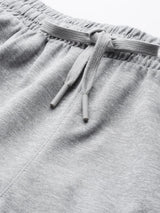 Alcis Men Grey Melange Slim Fit Drytech+ Yoga Sports Shorts