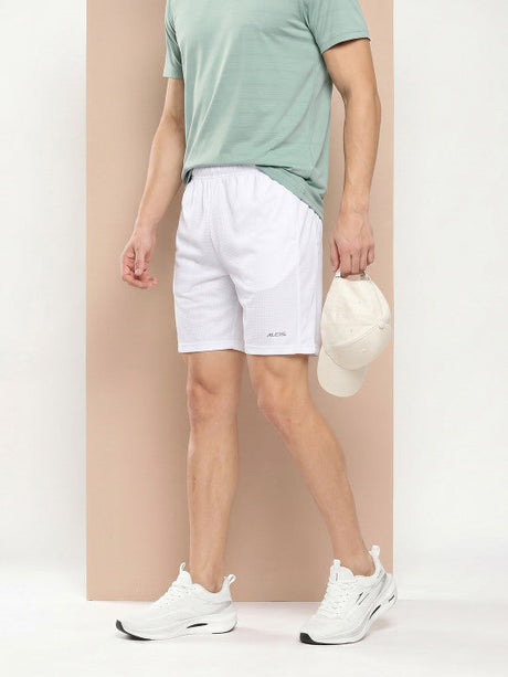 Olive & White Waffle Shorts Pack of 2
