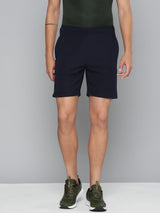 Alcis Men Navy Blue Slim Fit Drytech+ Training or Gym Sports Shorts