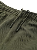 Alcis Men Olive Green Slim Fit Drytech+ Training or Gym Sports Shorts