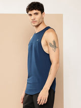 Alcis Men Navy Power-Shell-Vest