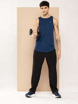 Alcis Men Navy Power-Shell-Vest