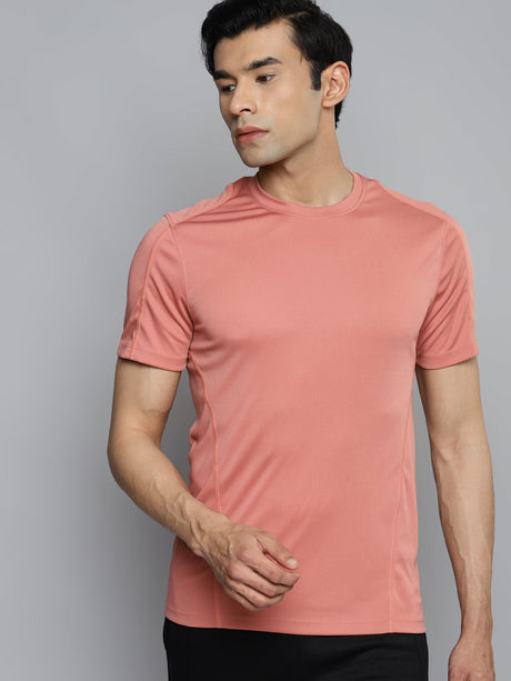 Alcis Men Rose Slim Fit Training or Gym T-shirt | Alcis