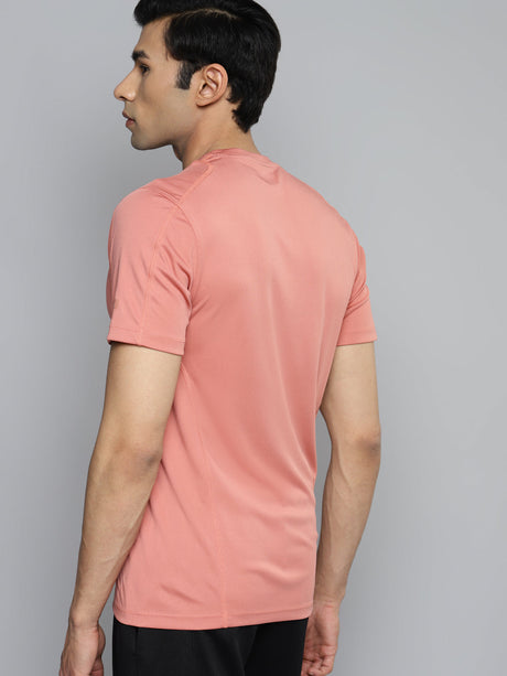 Alcis Men Rose Slim Fit Training or Gym T-shirt | Alcis