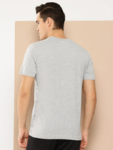 Alcis Men Grey Melange T-shirt