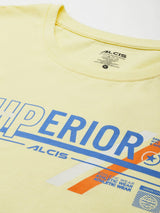 Alcis Men Typography Printed Tee