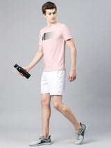 Alcis Men Typography Printed Anti Static Slim Fit T-shirt