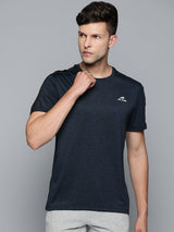 Alcis Men Navy Blue T-shirt