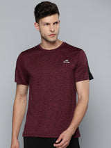 Alcis Men Maroon T-shirt