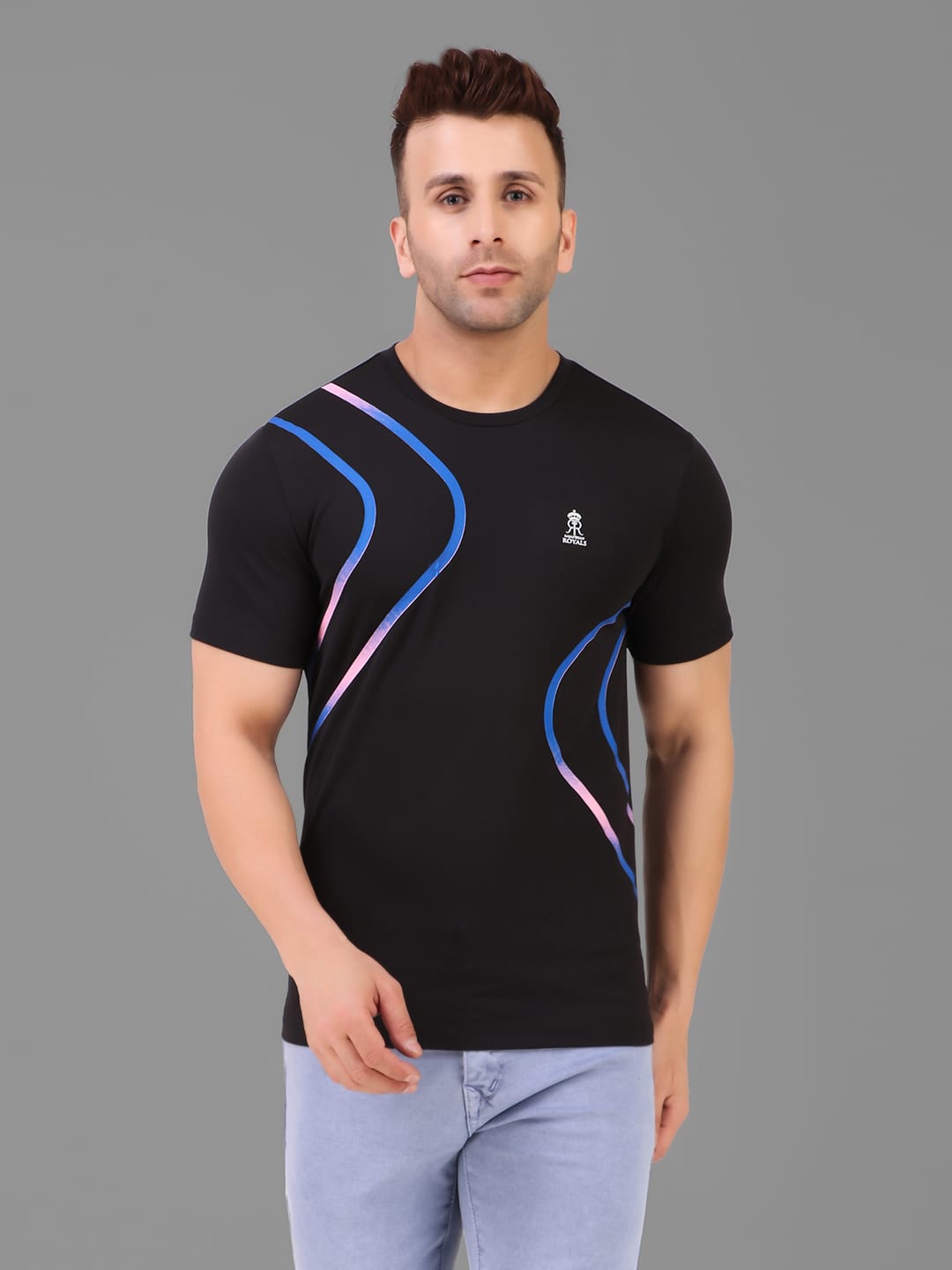RAJASTHAN ROYALS SLOGAN TEES 1W WAVES