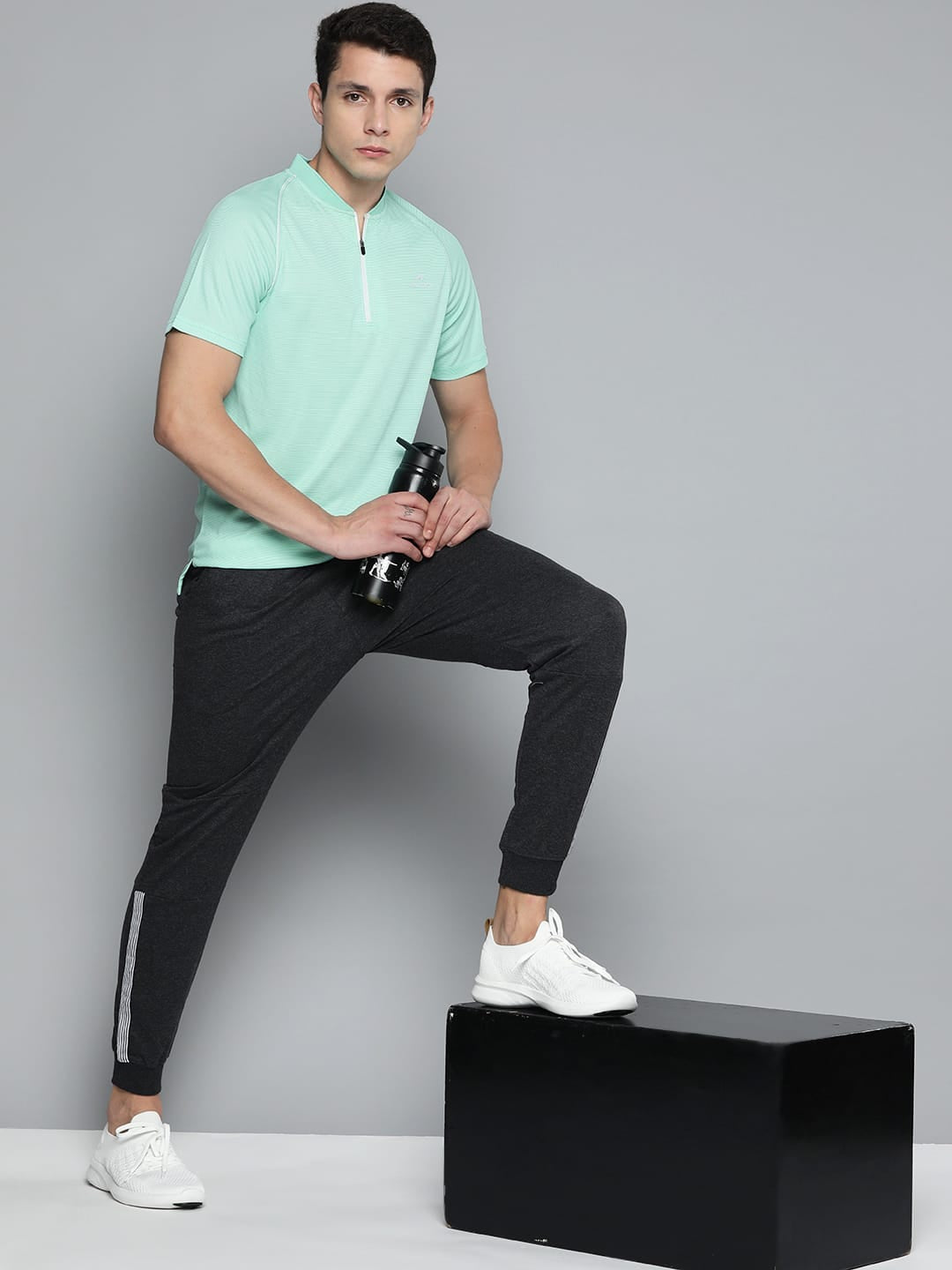 Sea Green Dry Tech Slim Fit T-shirt