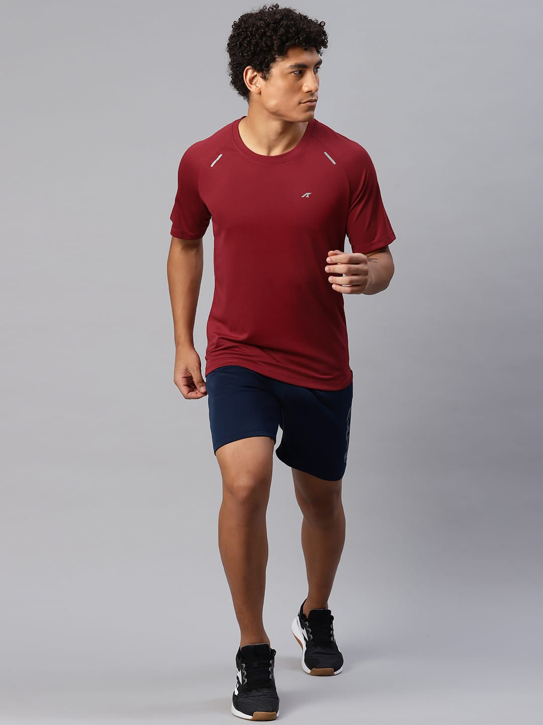 Alcis Men Dry Tech Slim Fit Running T-shirt