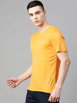 Alcis Men Anti Static Reflective Slim Fit Sports T-shirt