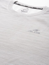 Alcis Men Typography Printed Dry Tech Slim Fit Sports T-shirt