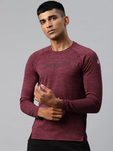 Alcis Typography Printed Dry Tech Slim Fit Training T-shirt