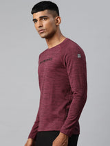 Alcis Typography Printed Dry Tech Slim Fit Training T-shirt