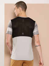 Alcis Men Grey Stretch X Tee