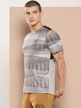 Alcis Men Grey Stretch X Tee