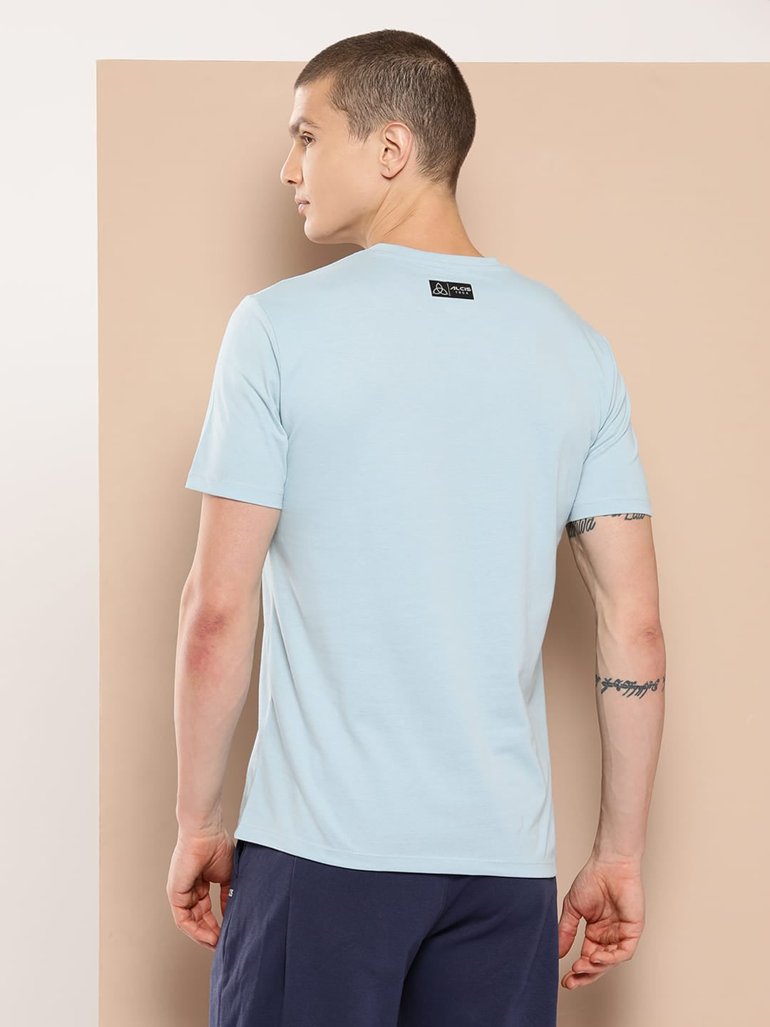 Alcis Men Typography Printed Tat-Vam Tee