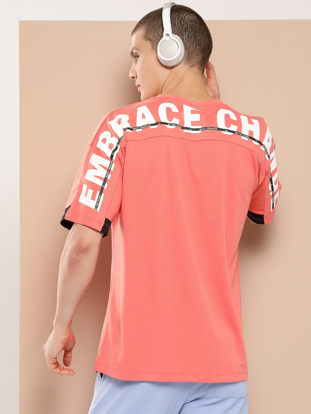 Alcis Men Coral Tweak Graphic T-Shirt