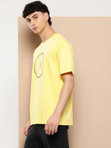 Alcis Men Typography Printed Drop-Shoulder Sleeves Sports T-shirt